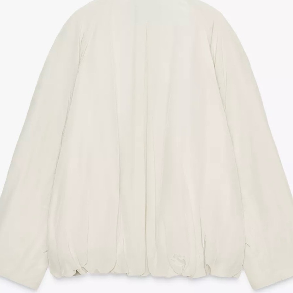 ZARA Collection Pocket Cream Jacket - Picture 6 of 12